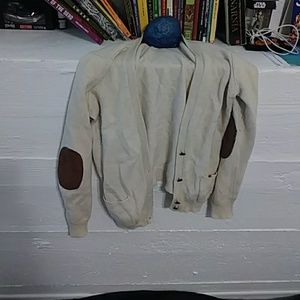 Cotton/wool cardigan